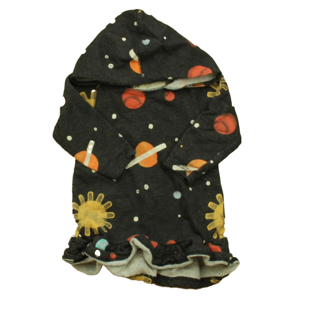 Monica + Andy Girls Black Planets Dress size: 18-24 Months